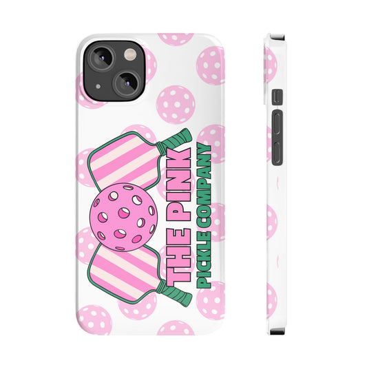 The Pink Pickle – Glossy Pickleball Phone Case (Slim & Protective)