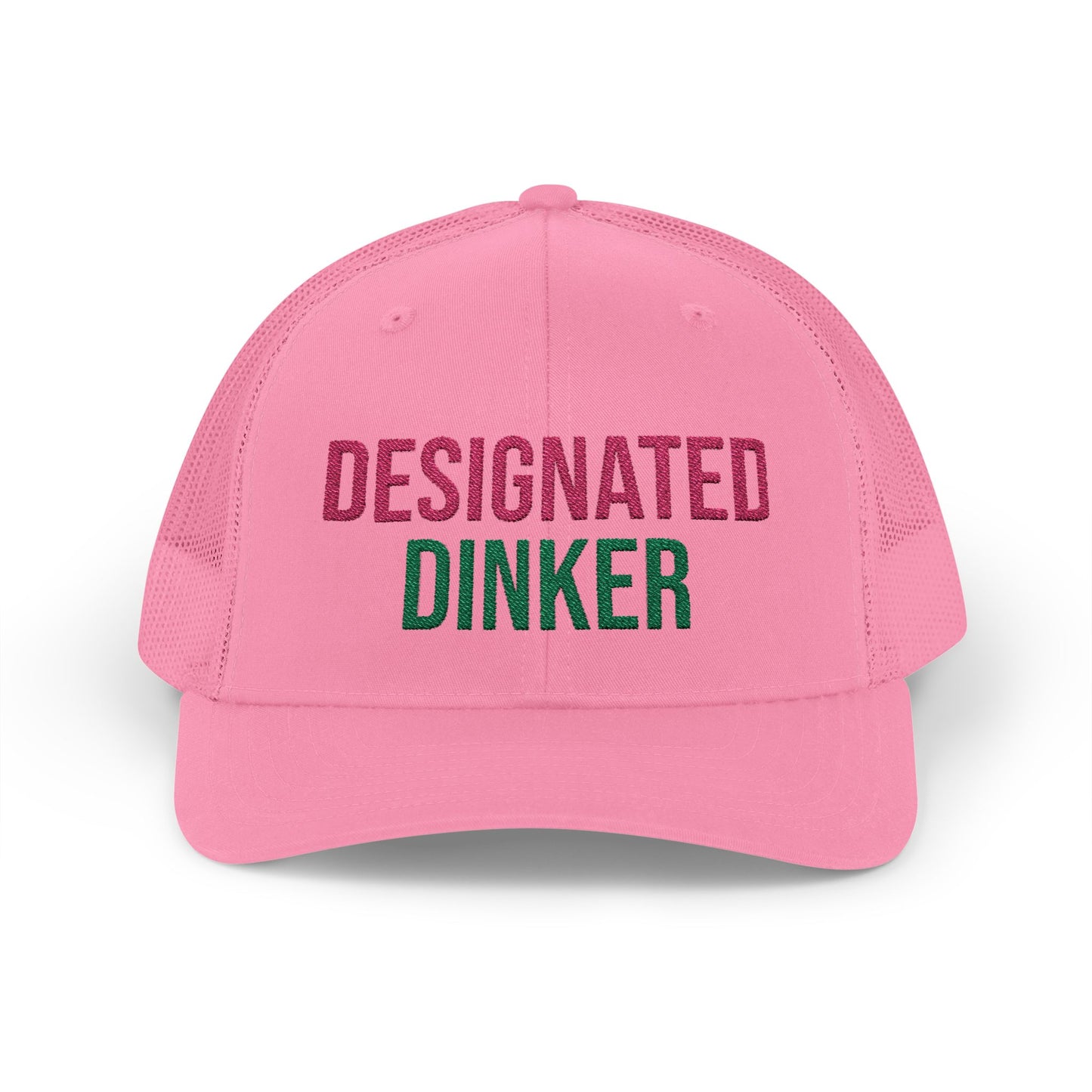 The Pink Pickle – Designated Dinker Trucker Hat (Embroidered)
