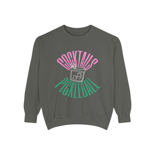 Cocktails & Pickleball Sweatshirt