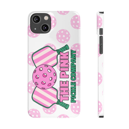 The Pink Pickle – Glossy Pickleball Phone Case (Slim & Protective)