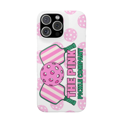The Pink Pickle – Glossy Pickleball Phone Case (Slim & Protective)