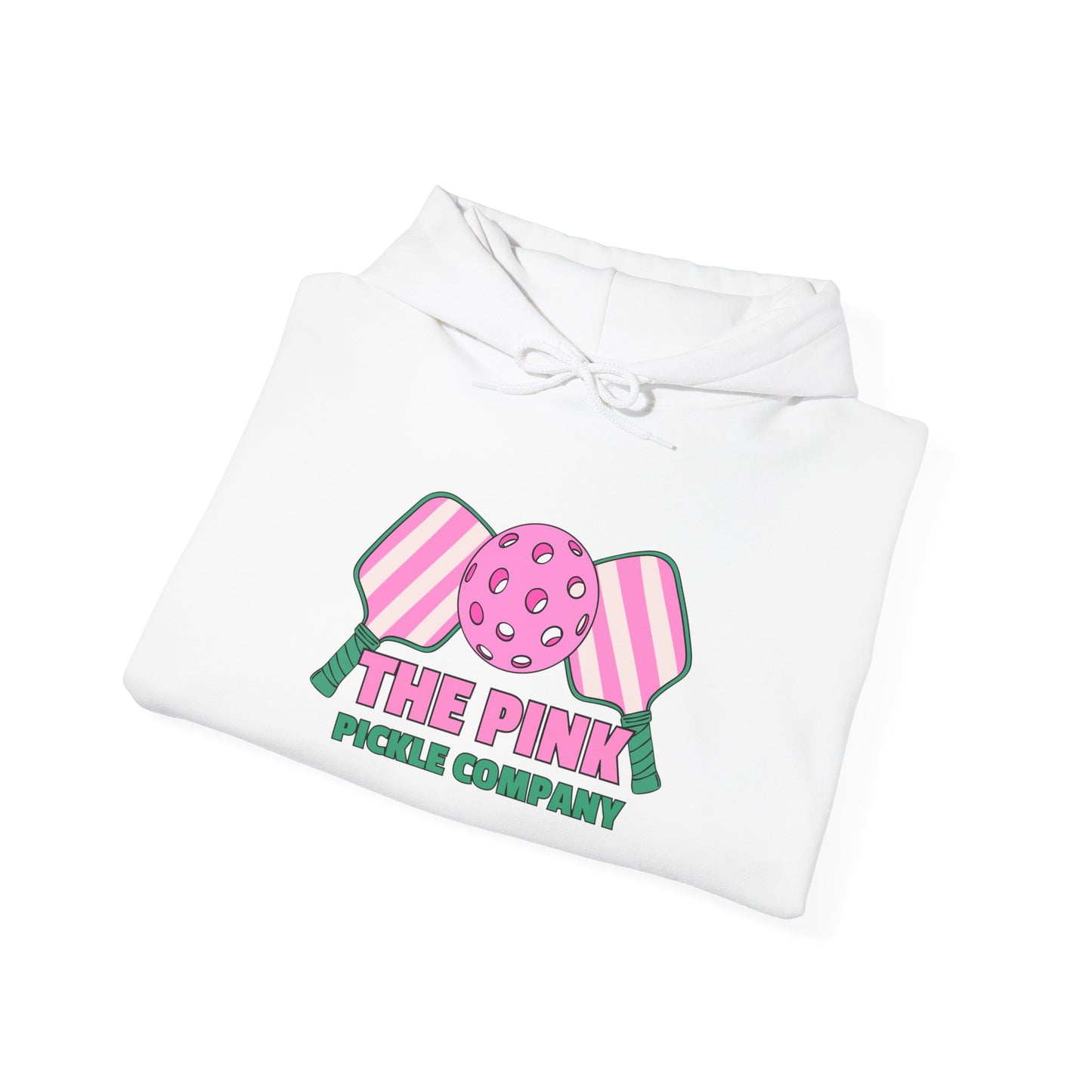 The Pink Pickle – Pickleball Is My Cardio Hoodie (White)