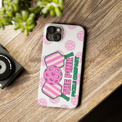 The Pink Pickle – Glossy Pickleball Phone Case (Slim & Protective)