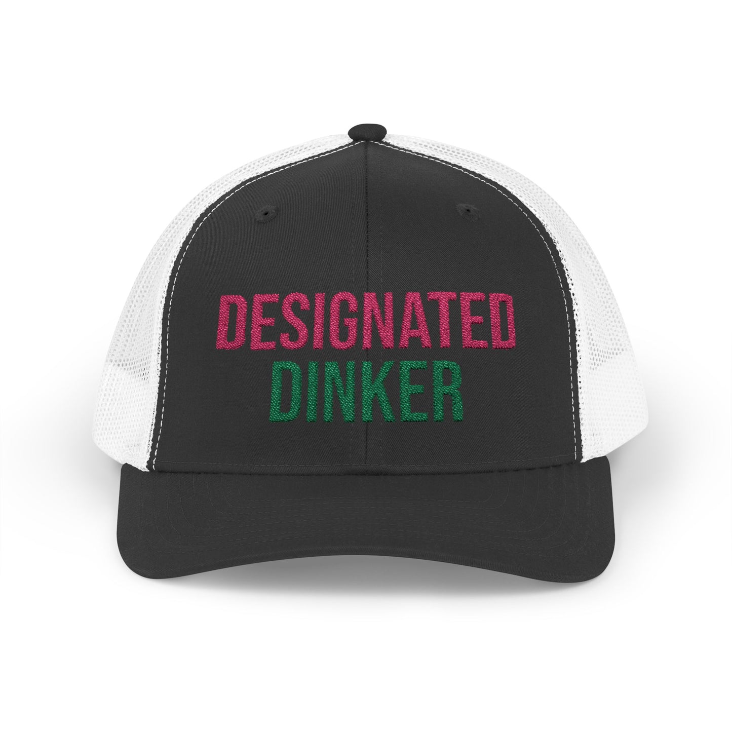 The Pink Pickle – Designated Dinker Trucker Hat (Embroidered)