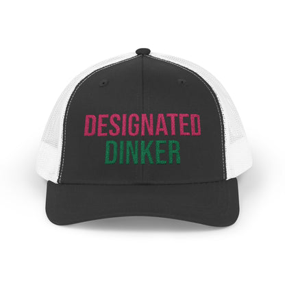 The Pink Pickle – Designated Dinker Trucker Hat (Embroidered)