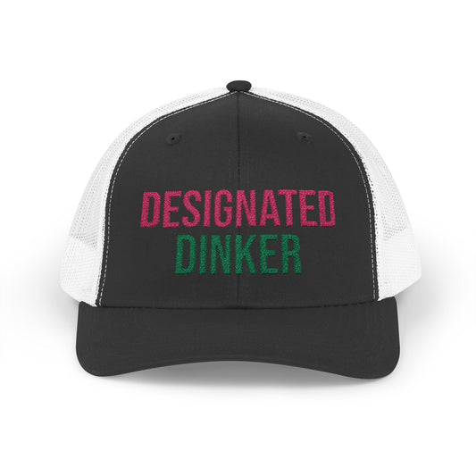 The Pink Pickle – Designated Dinker Trucker Hat (Embroidered)