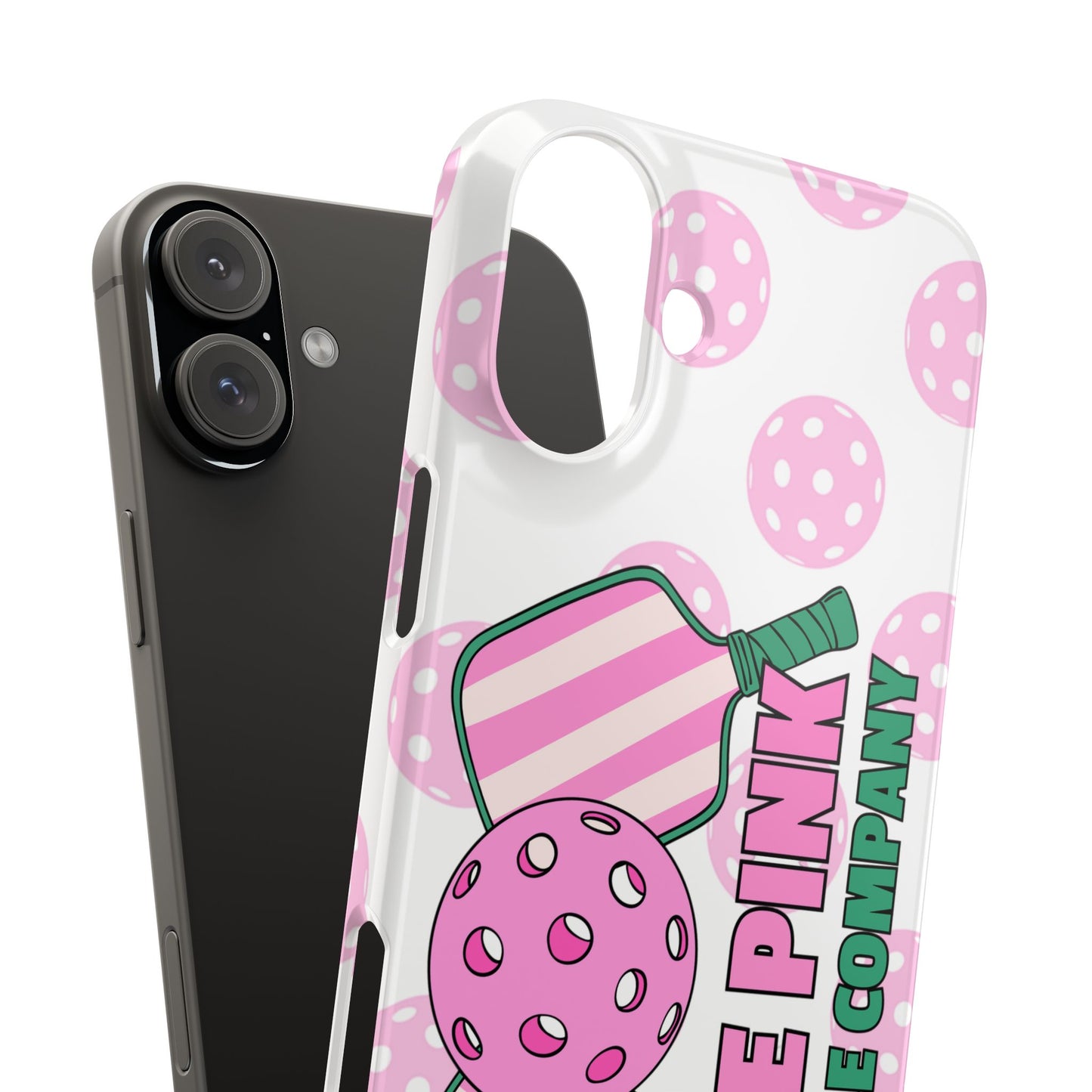 The Pink Pickle – Glossy Pickleball Phone Case (Slim & Protective)