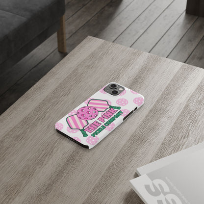 The Pink Pickle – Glossy Pickleball Phone Case (Slim & Protective)