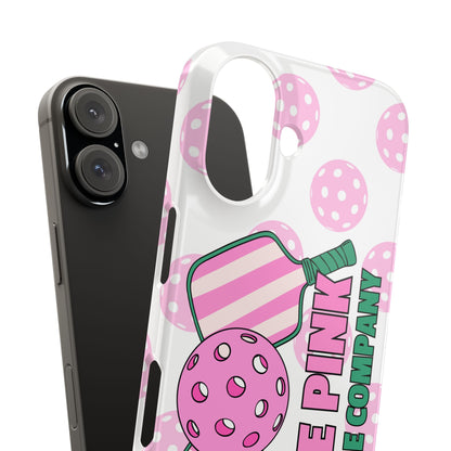 The Pink Pickle – Glossy Pickleball Phone Case (Slim & Protective)