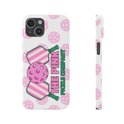 The Pink Pickle – Glossy Pickleball Phone Case (Slim & Protective)