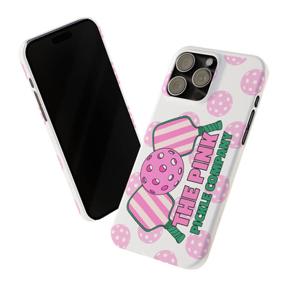 The Pink Pickle – Glossy Pickleball Phone Case (Slim & Protective)