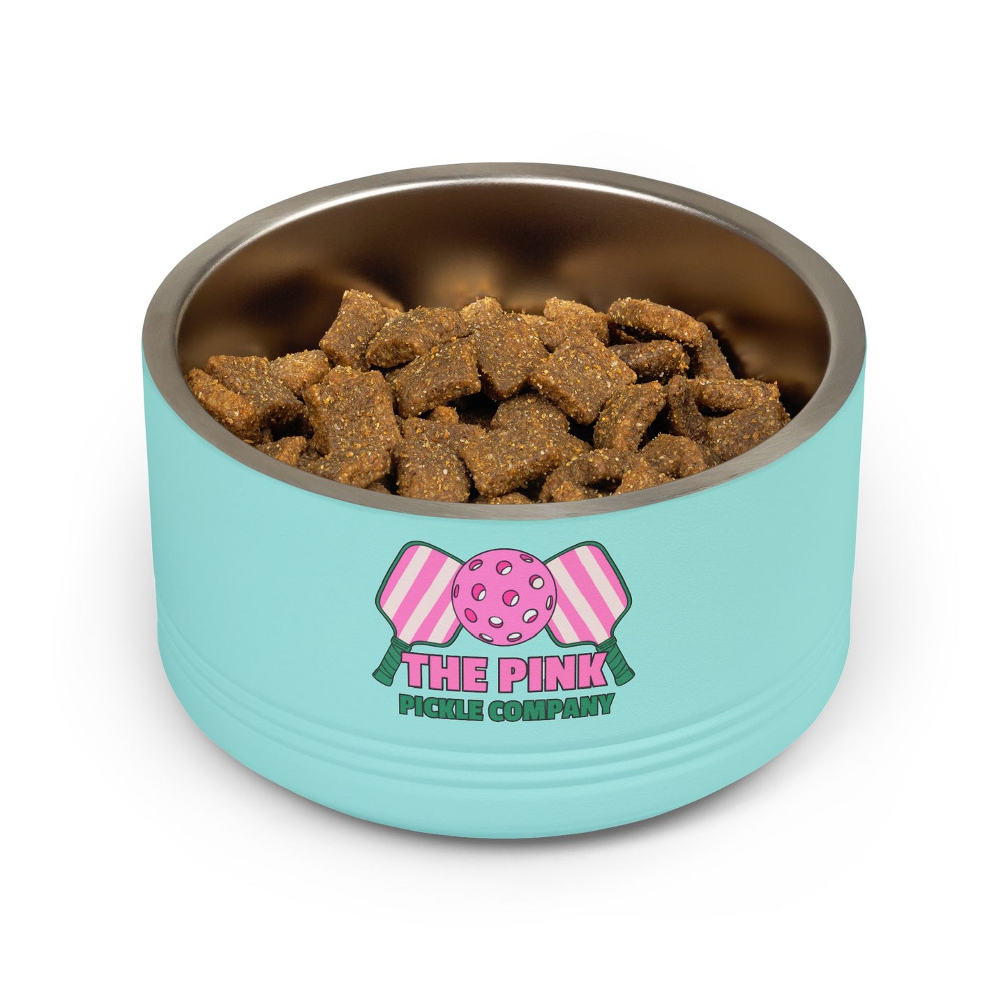 The Pink Pickle – Insulated Stainless Steel Pet Bowl (18oz)