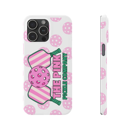 The Pink Pickle – Glossy Pickleball Phone Case (Slim & Protective)