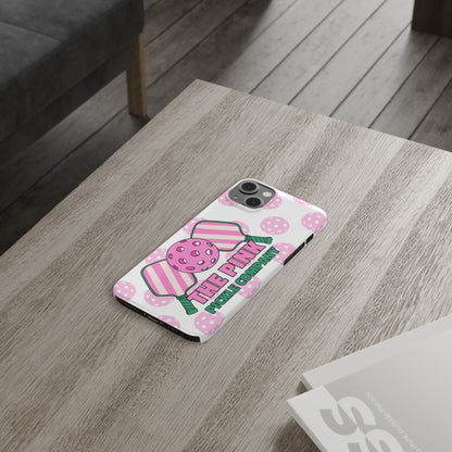 The Pink Pickle – Glossy Pickleball Phone Case (Slim & Protective)