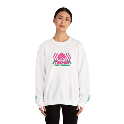 The Pink Pickle – Embroidered Candy Crewneck Sweatshirt