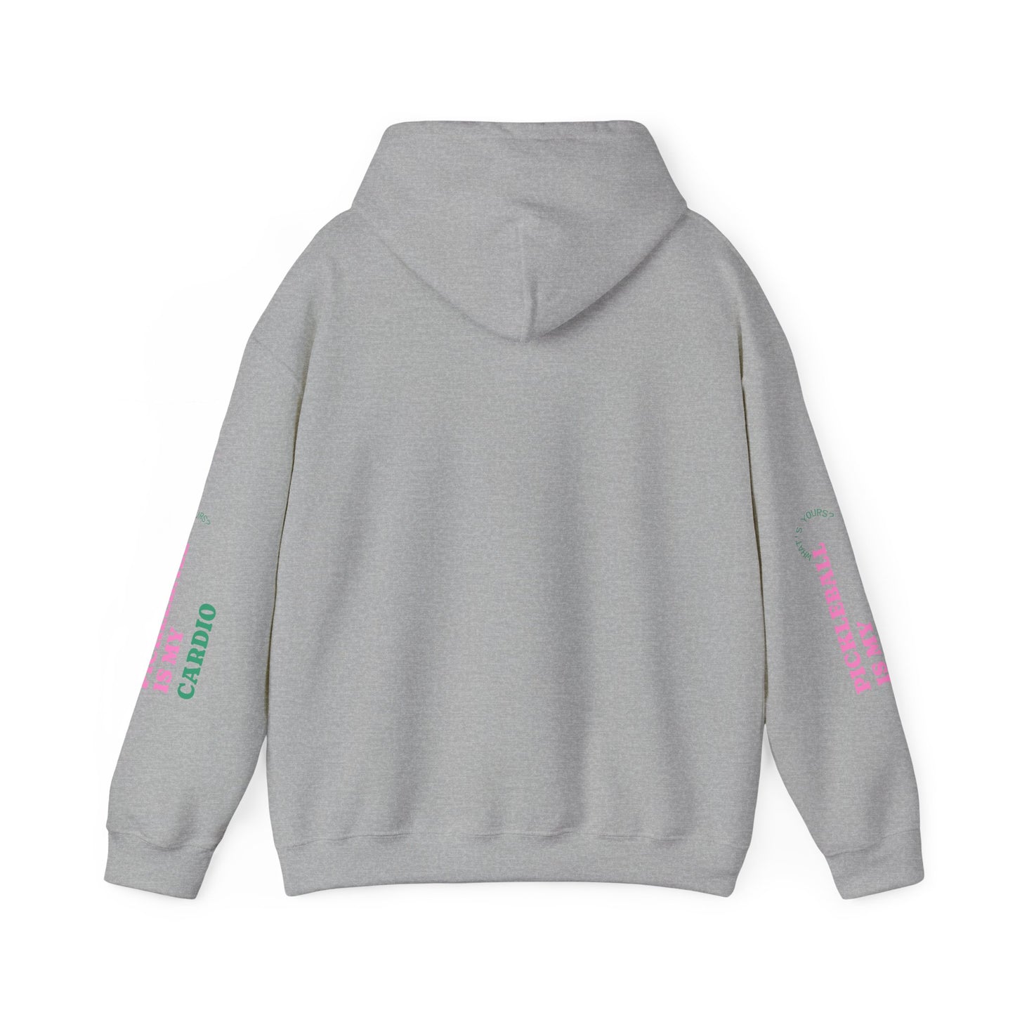 The Pink Pickle – Pickleball Is My Cardio Hoodie (White)