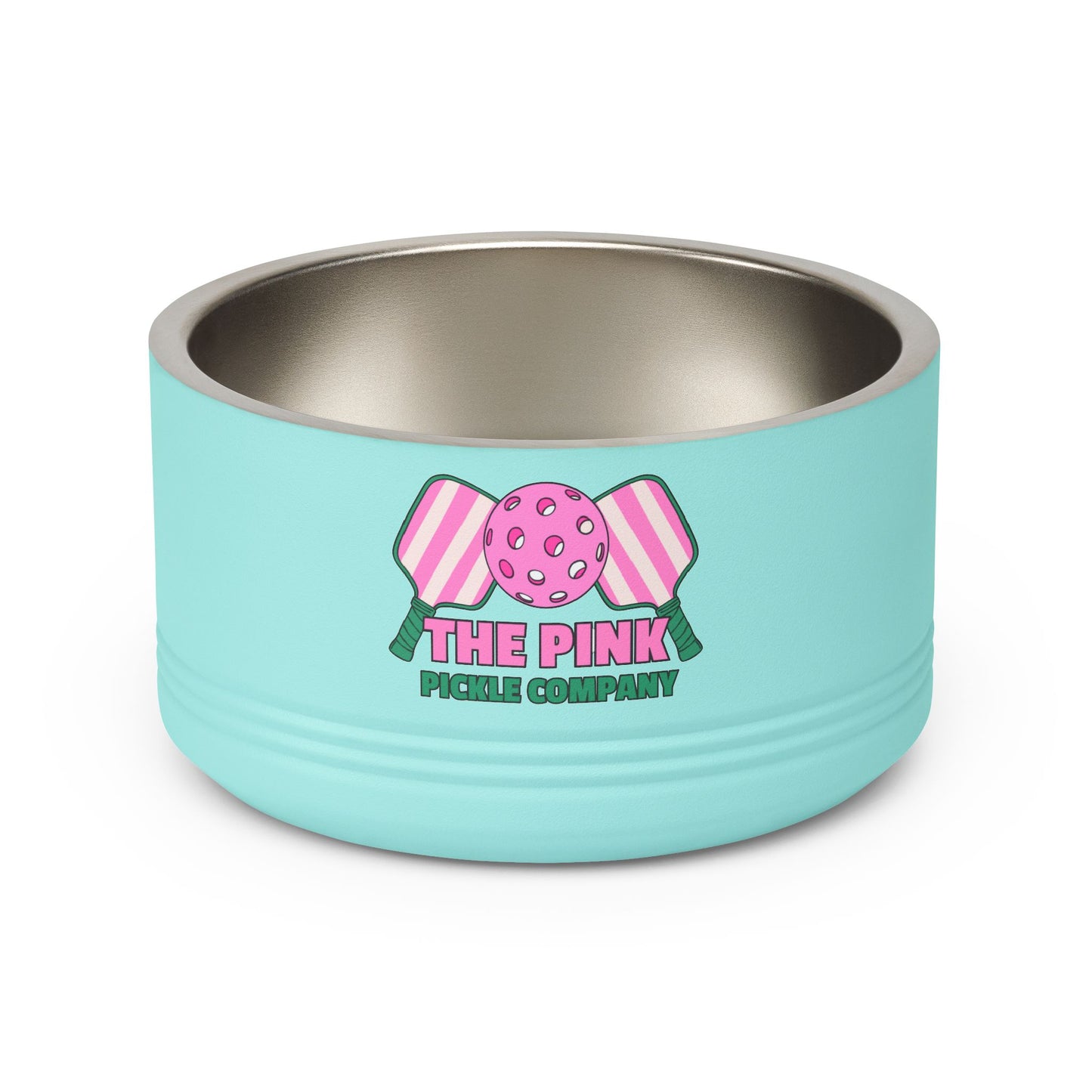 The Pink Pickle – Insulated Stainless Steel Pet Bowl (18oz)