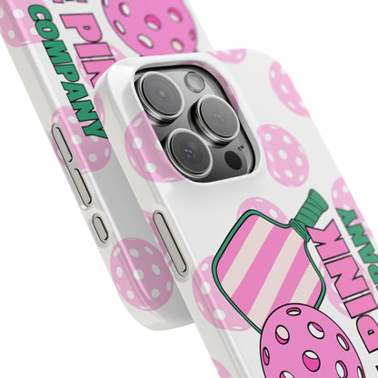 The Pink Pickle – Glossy Pickleball Phone Case (Slim & Protective)