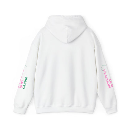 The Pink Pickle – Pickleball Is My Cardio Hoodie (White)