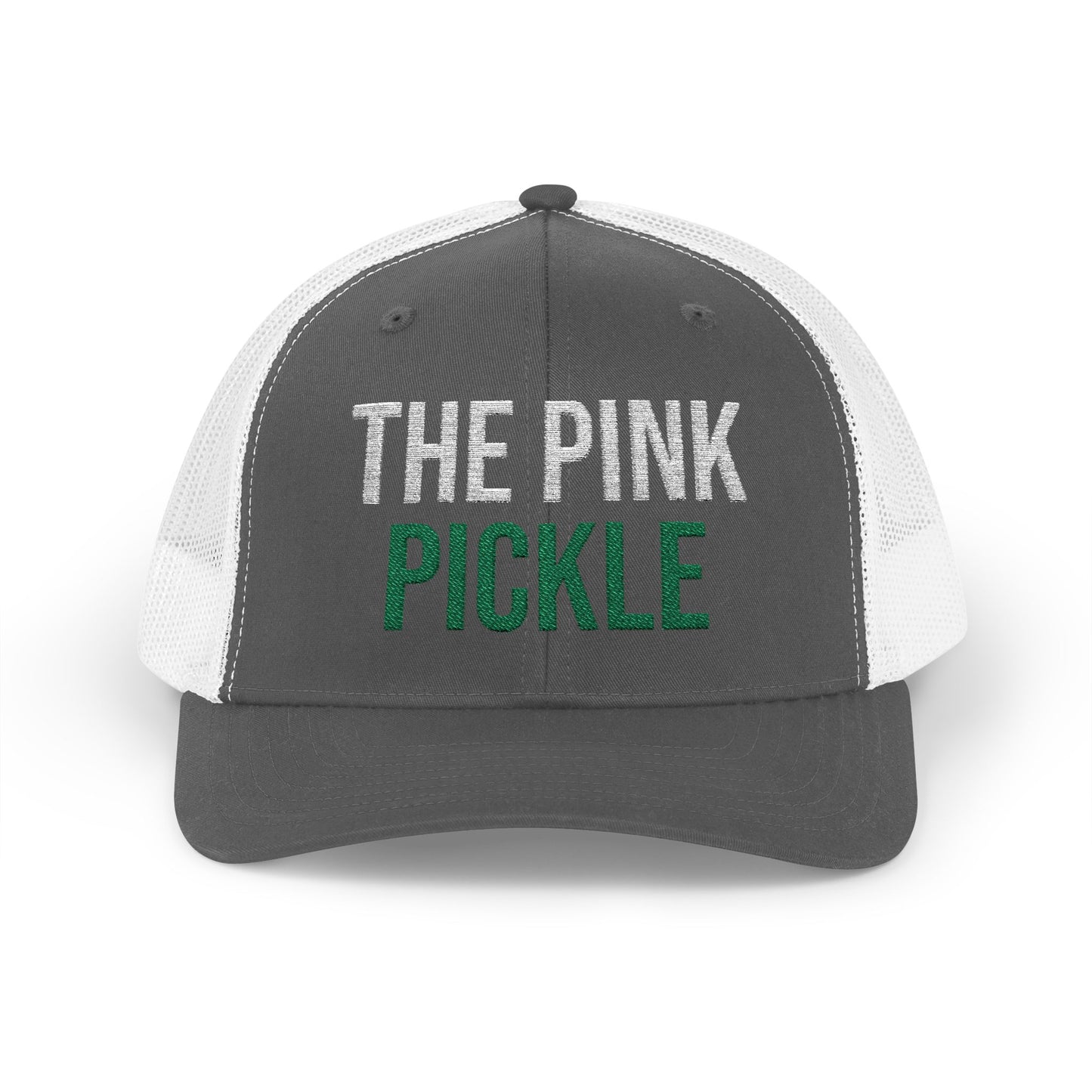 The Pink Pickle – Signature Logo Trucker Hat (Embroidered)
