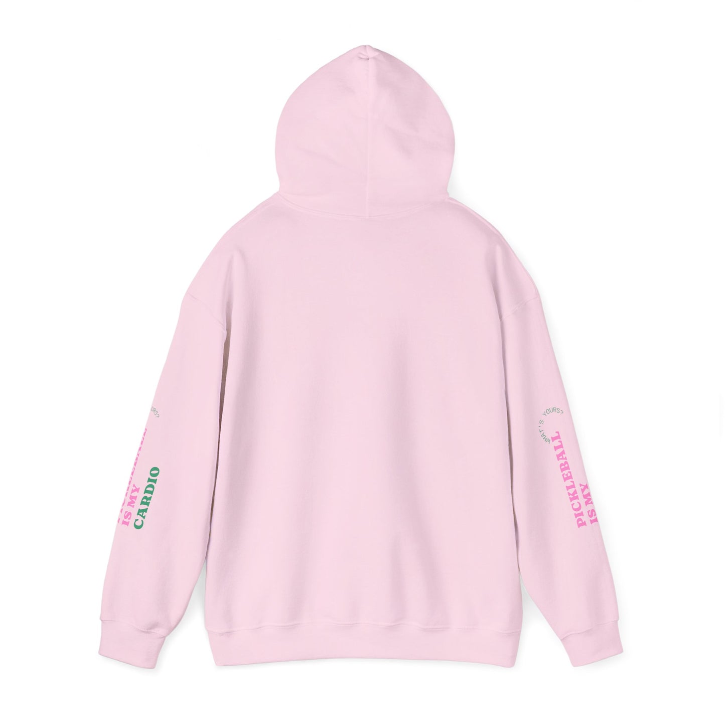 The Pink Pickle – Pickleball Is My Cardio Hoodie (White)