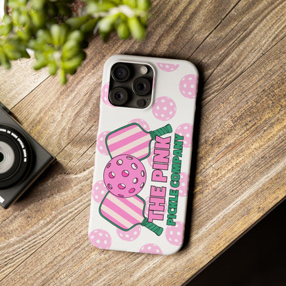The Pink Pickle – Glossy Pickleball Phone Case (Slim & Protective)