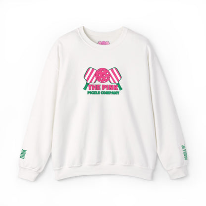 The Pink Pickle – Embroidered Candy Crewneck Sweatshirt