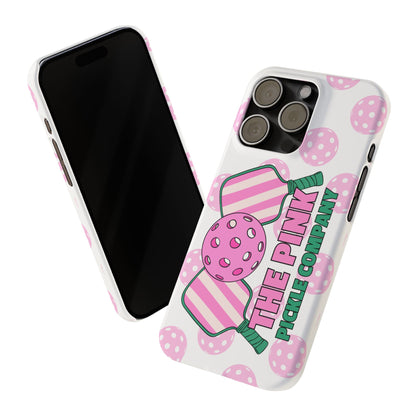 The Pink Pickle – Glossy Pickleball Phone Case (Slim & Protective)