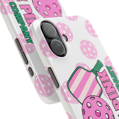 The Pink Pickle – Glossy Pickleball Phone Case (Slim & Protective)