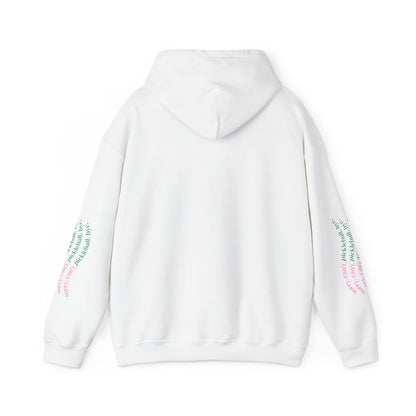The Pink Pickle – Sorry, Can't. Pickleball. Bye. Hoodie (White)