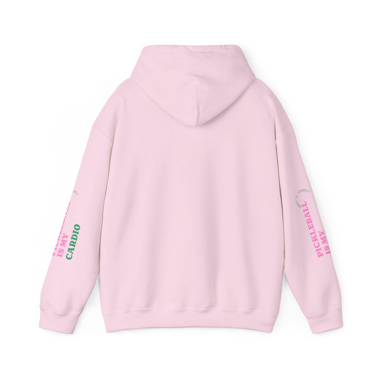 The Pink Pickle – Pickleball Is My Cardio Hoodie (White)
