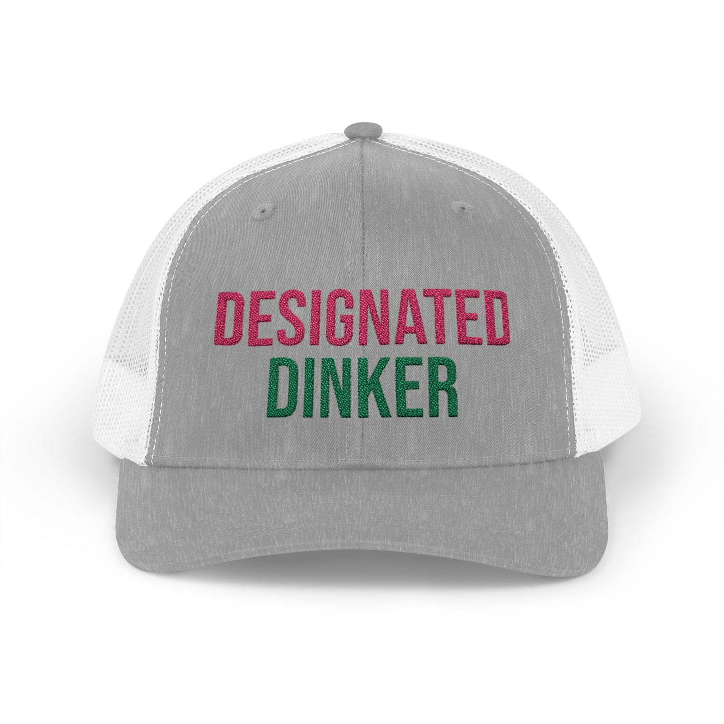 The Pink Pickle – Designated Dinker Trucker Hat (Embroidered)