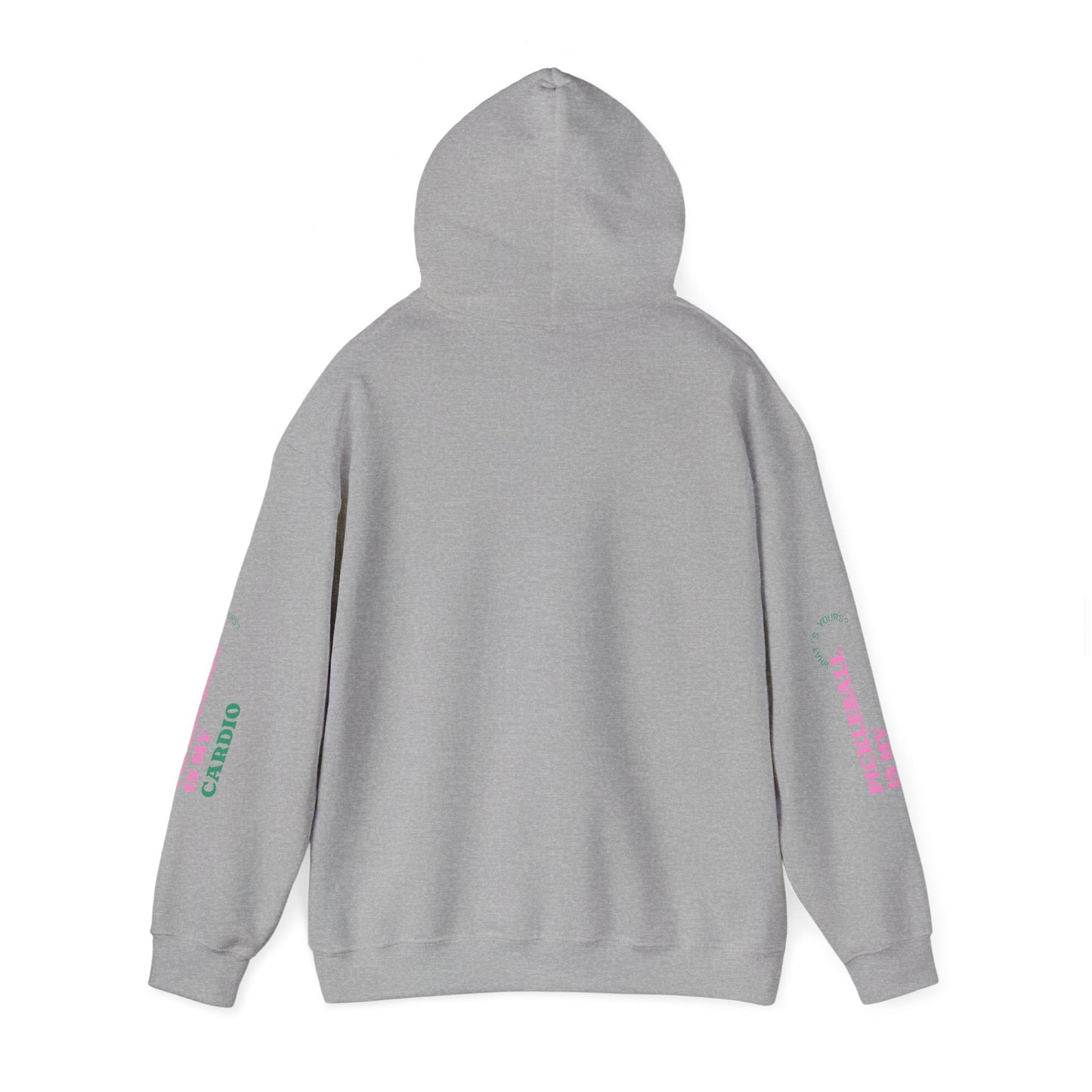 The Pink Pickle – Pickleball Is My Cardio Hoodie (White)