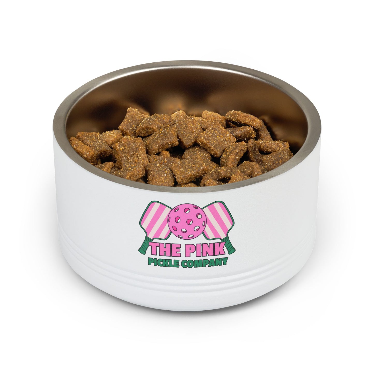 The Pink Pickle – Insulated Stainless Steel Pet Bowl (18oz)