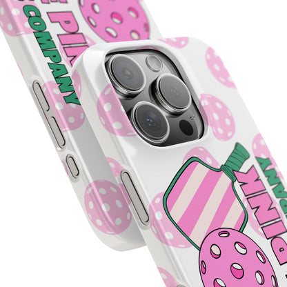 The Pink Pickle – Glossy Pickleball Phone Case (Slim & Protective)