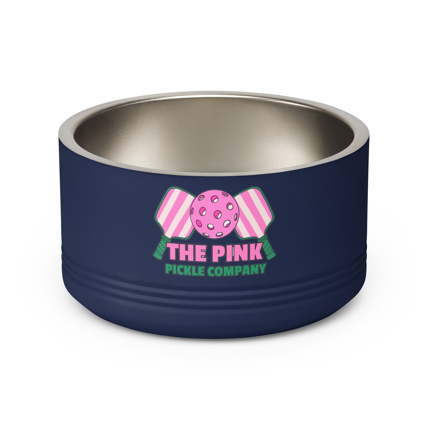 The Pink Pickle – Insulated Stainless Steel Pet Bowl (18oz)