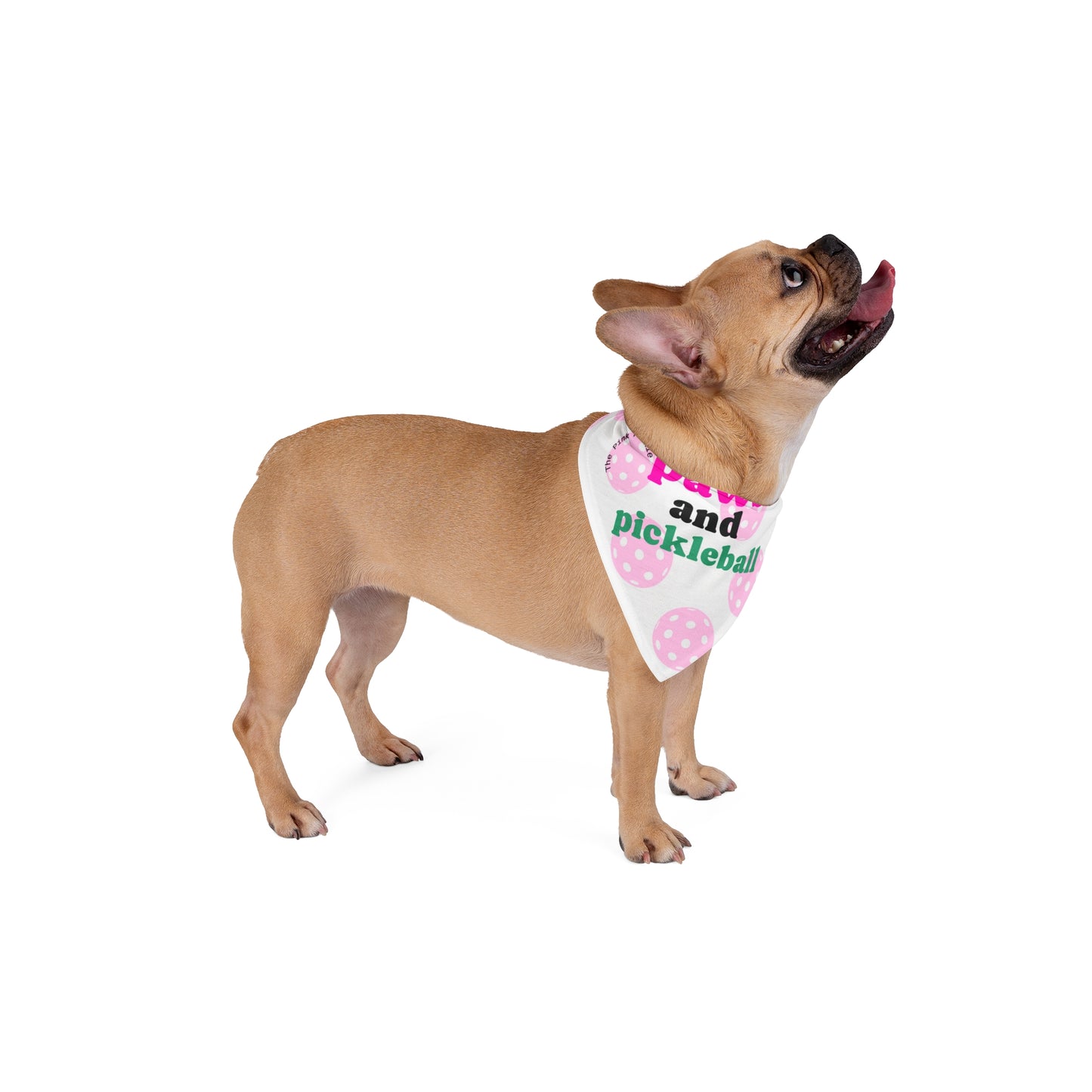 The Pink Pickle – Paws and Pickleball Pet Bandana