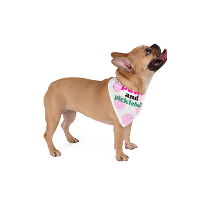 The Pink Pickle – Paws and Pickleball Pet Bandana