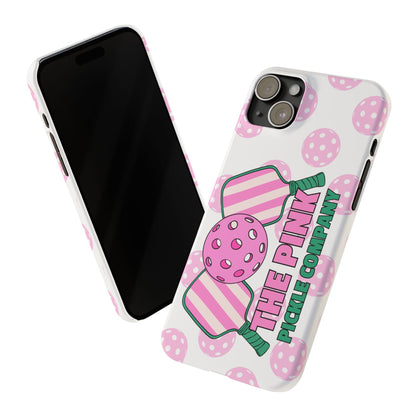 The Pink Pickle – Glossy Pickleball Phone Case (Slim & Protective)