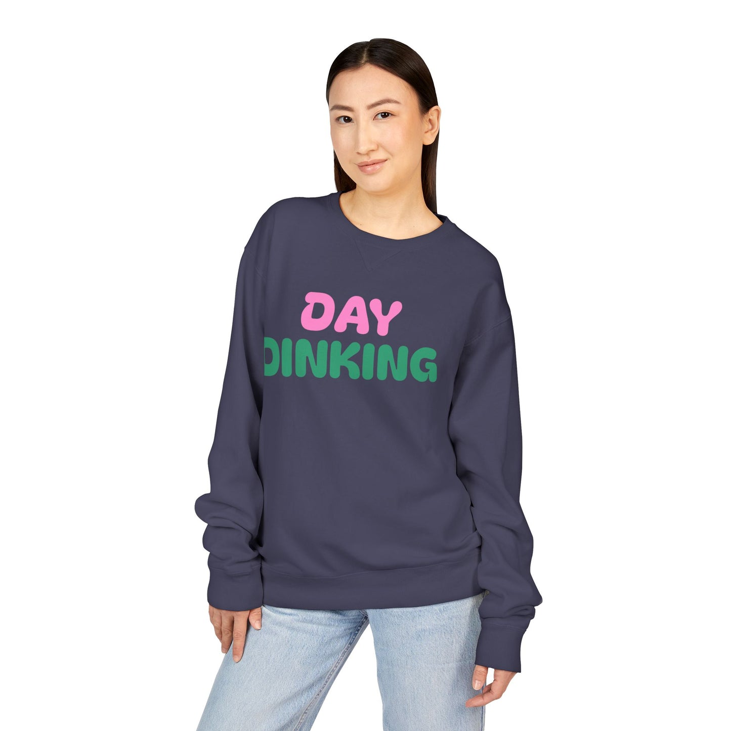The Pink Pickle – Vintage Washed Crewneck Sweatshirt