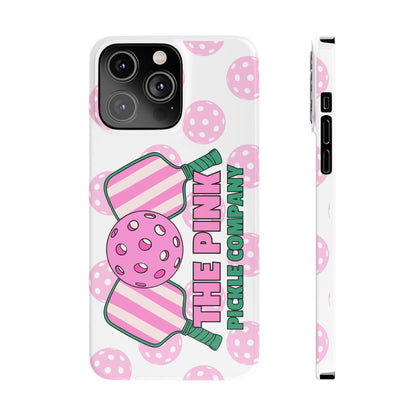 The Pink Pickle – Glossy Pickleball Phone Case (Slim & Protective)