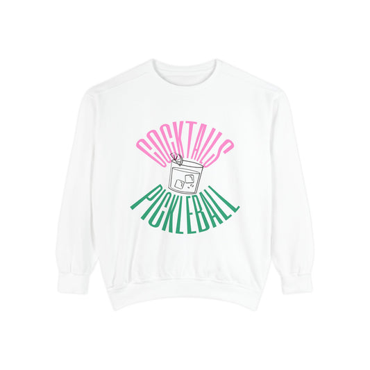 Cocktails & Pickleball Sweatshirt