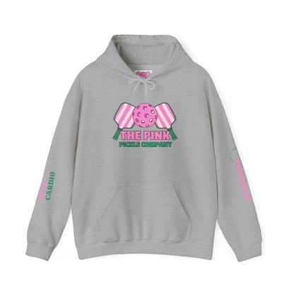 The Pink Pickle – Pickleball Is My Cardio Hoodie (White)