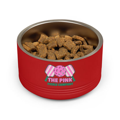 The Pink Pickle – Insulated Stainless Steel Pet Bowl (18oz)