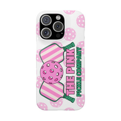 The Pink Pickle – Glossy Pickleball Phone Case (Slim & Protective)