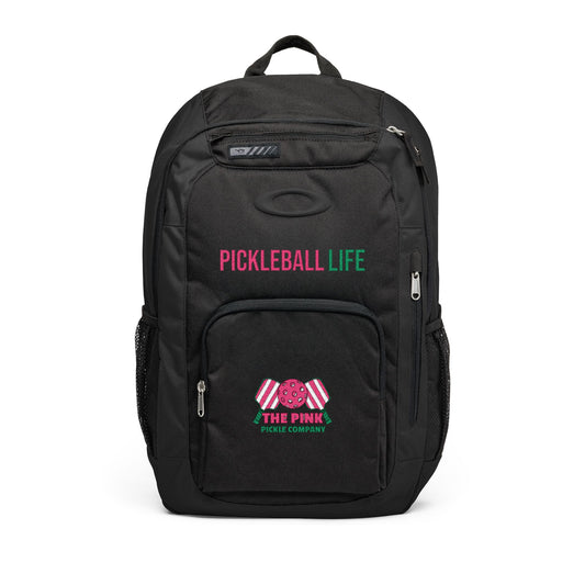 Pink Pickle Oakley “Pickleball Life” Embroidered Backpack – 22L Court-Ready Everyday Bag
