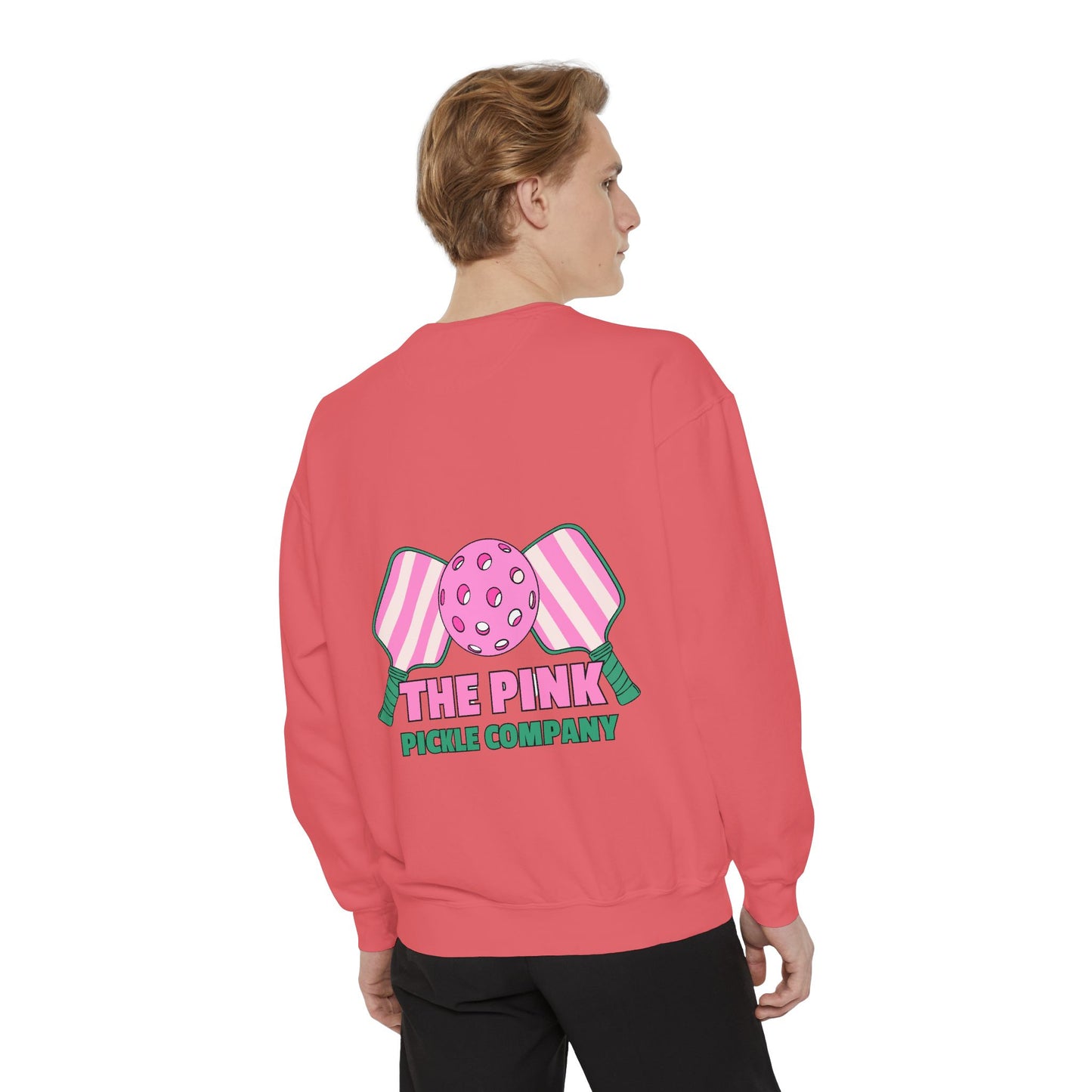 Just a Girl Who Loves Dogs and Pickleball Crewneck Sweatshirt