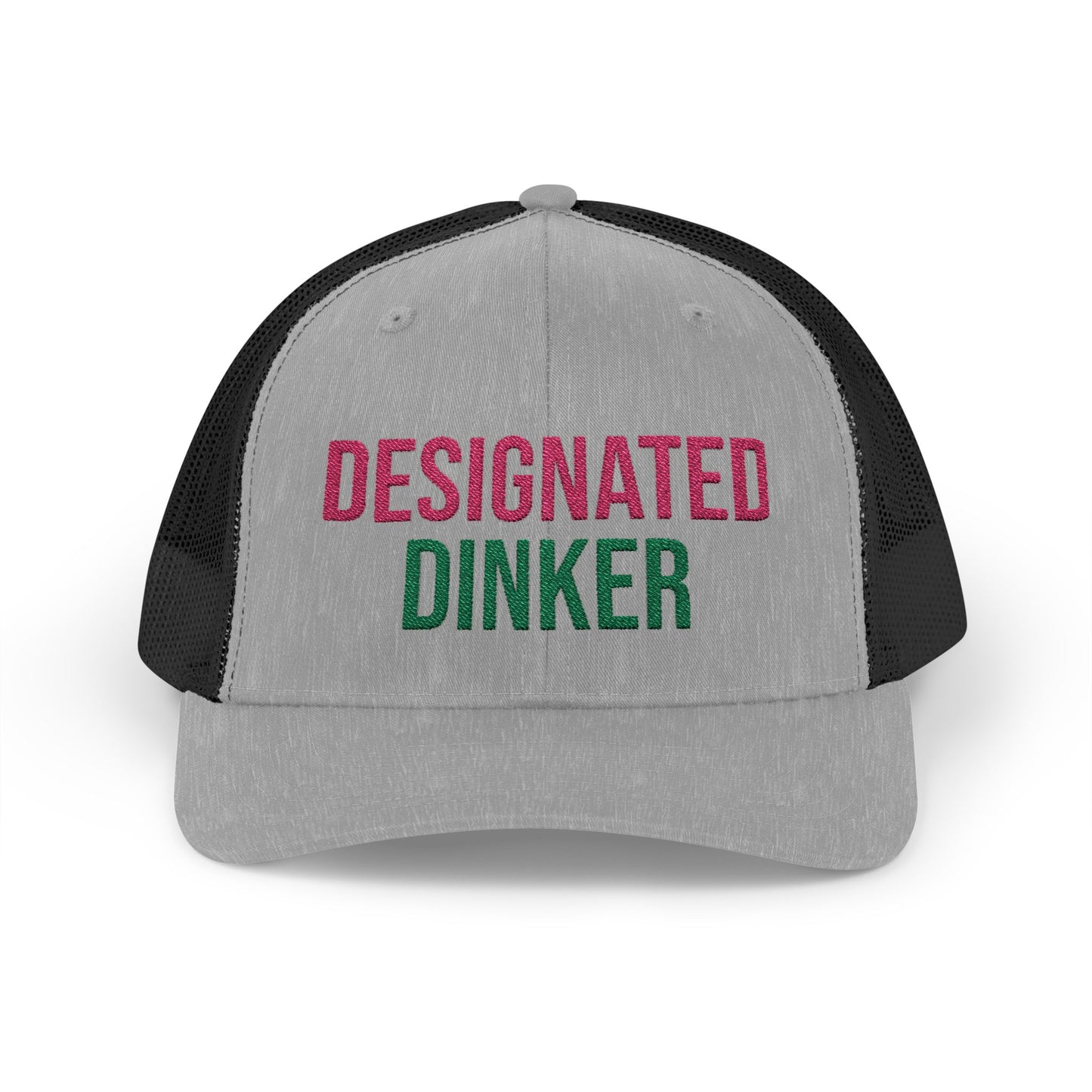 The Pink Pickle – Designated Dinker Trucker Hat (Embroidered)