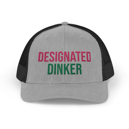 The Pink Pickle – Designated Dinker Trucker Hat (Embroidered)