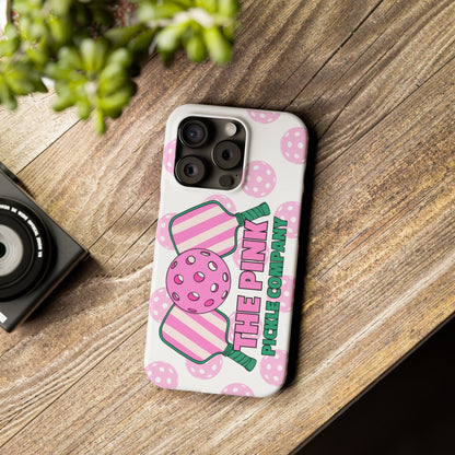 The Pink Pickle – Glossy Pickleball Phone Case (Slim & Protective)